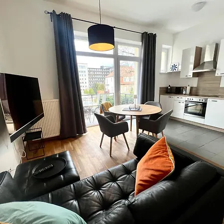 Cooles City-appartment - Balkon Apartamento *