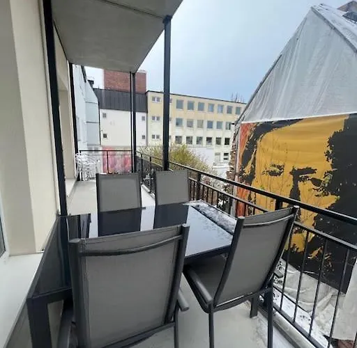 Cooles City-appartment - Balkon 바이로이트