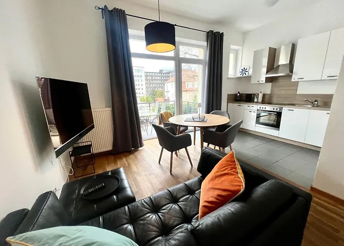 Cooles City-appartment - Balkon דירה *
