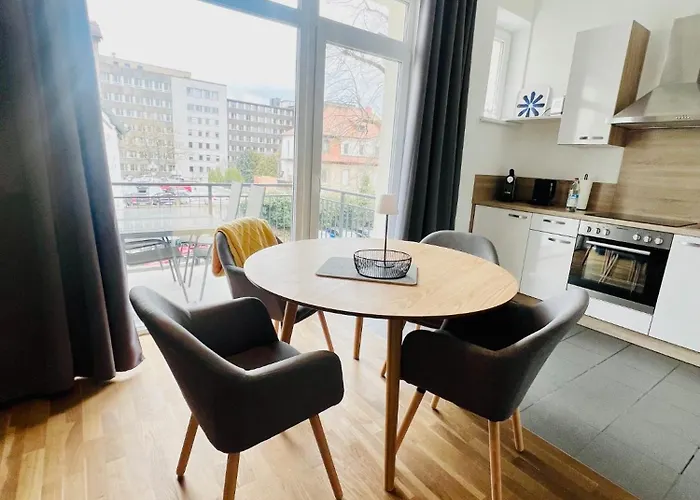 Cooles City-appartment - Balkon 바이로이트